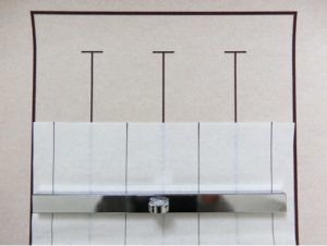 ３行の場合の余白を確認しているところ