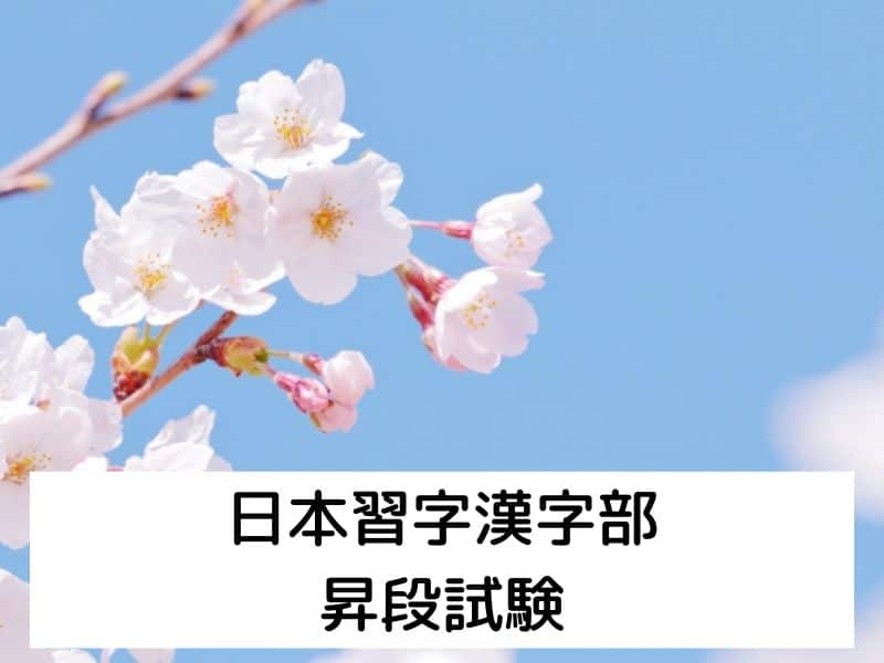 日本習字漢字部昇段試験
