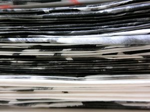 反故紙を折ったもの